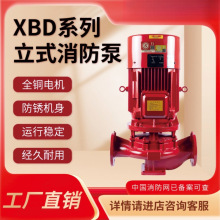 立式消防泵单级消防栓水泵喷淋泵多级泵增压稳压机组成套设备