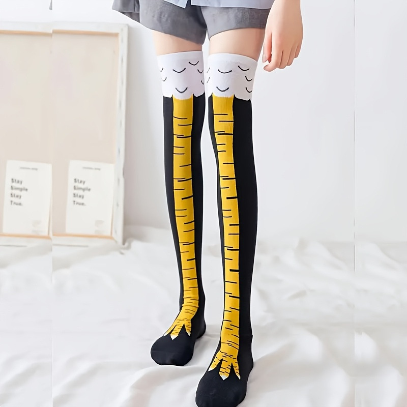 Women's Fun and Funny Chicken Claw Over-The-Knee Socks, Animal Role-Playing, Women's Chicken Claw Socks Women's Fun and Funny Chicken Claw Over-The-Knee Socks, Animal Role-Playing, Women's Chicken Claw Socks