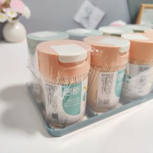 大翻盖牙签竹牙签一次性竹制剔牙牙签2元店批发货源