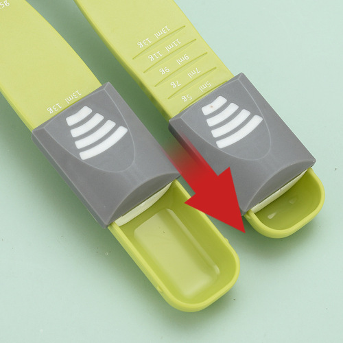 Measuring spoon, adjustable spoon, measuring spoon, CNC salt measuring spoon, coffee flour measuring spoon, baking utensils