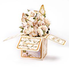 2025 クロスボーダー新白蝶誕生日ローズ 3D クリエイティブ誕生日立体ボックス