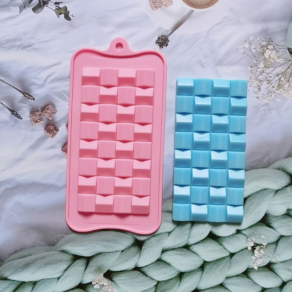 Silicone chocolate triángulo 161 galletas molde de silicona postre molde de hielo horneado pastel harina de arroz