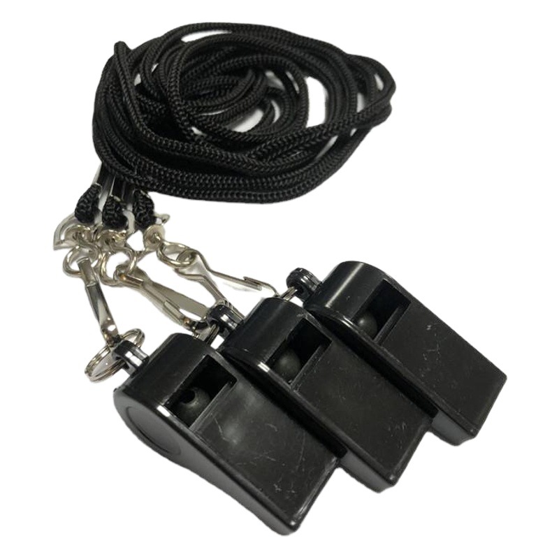 (Factory wholesale) plastic 6-word whistle color plastic referee rescue whistle cheerleading whistle