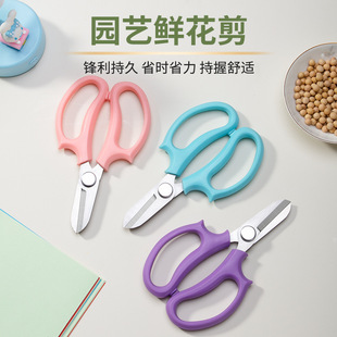 Flower Scissors Florist's Special Gardening Scissors for Florist Flower-arranging Pruning Scissors Thorn Removal and Flower-trimming Multifunctional Floriculture Scissors