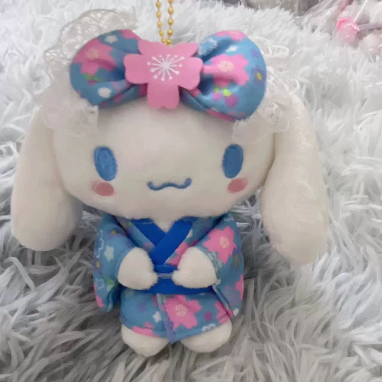 Плюшевый подвес (Sanrio) милый персонаж брелок, кимоно-набор, подвеска для сумки, 0,15 кг