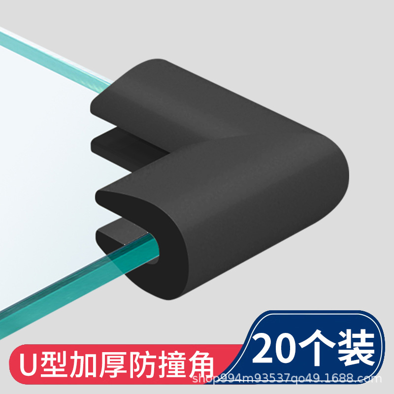 Tempered Glass Protective Cover Corner Protector Table Corner Wrap Corner Kidsren's Anti-Collision Wrap Coffee Table Anti-Collision Corner U-Shaped