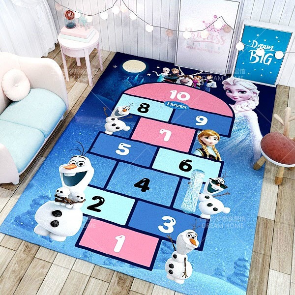 Children's cartoon cute carpet for home use for living room