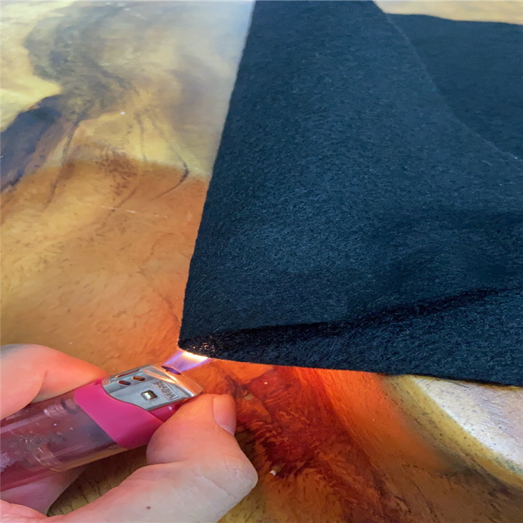 厂家供应预氧丝阻燃毛毡耐高温碳纤维毡 无明火 不燃烧