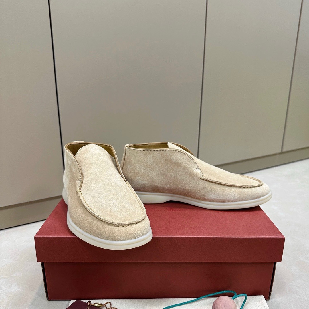 Mocasines Noyo Pianya Open Walk Zapatos casuales sin cordones de cuero genuino LP para hombre Noyo Pianya