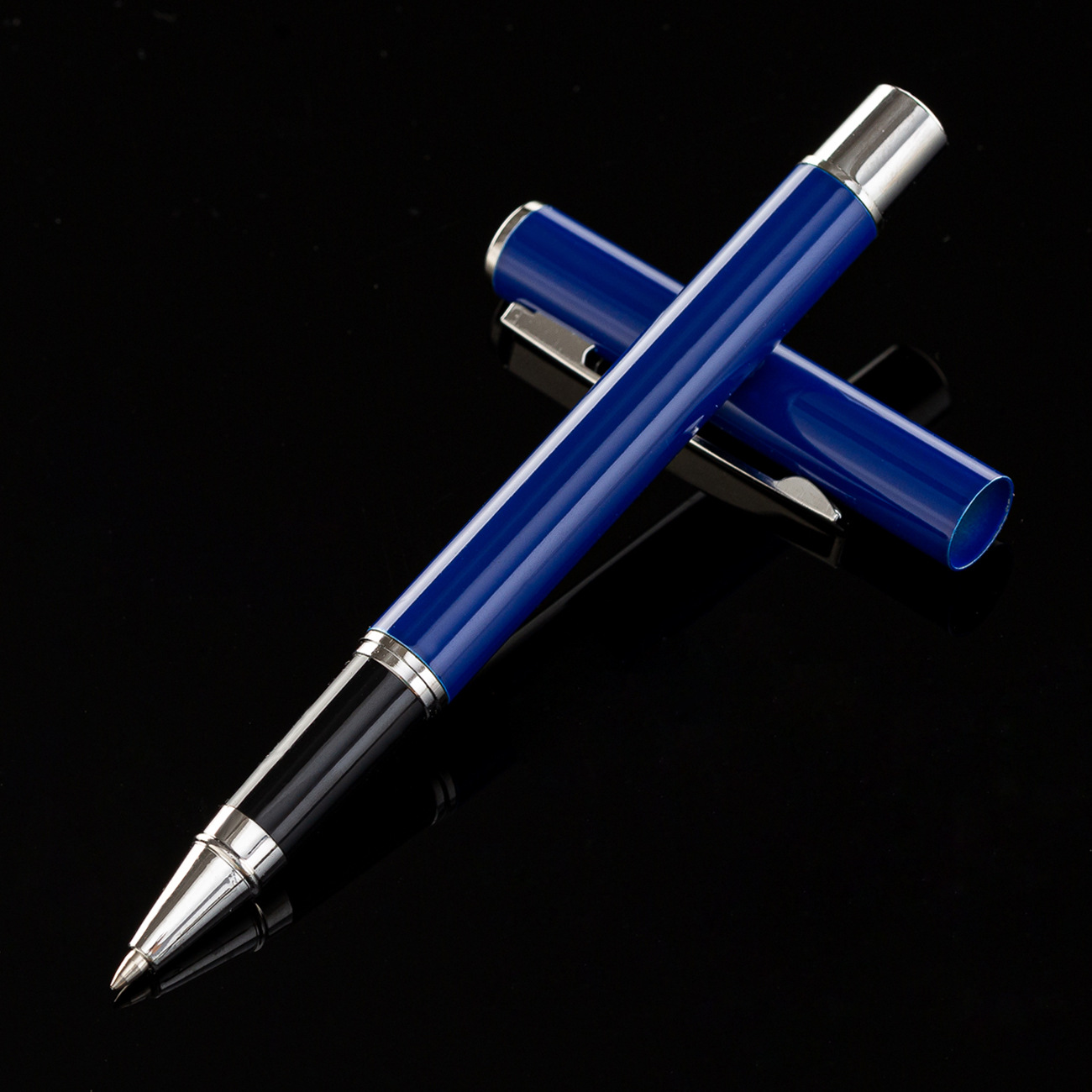 Pluma de firma de metal en stock al por mayor Logotipo de impresión de oro multicolor Shell Gel Pen pluma de metal titular de la pluma de regalo