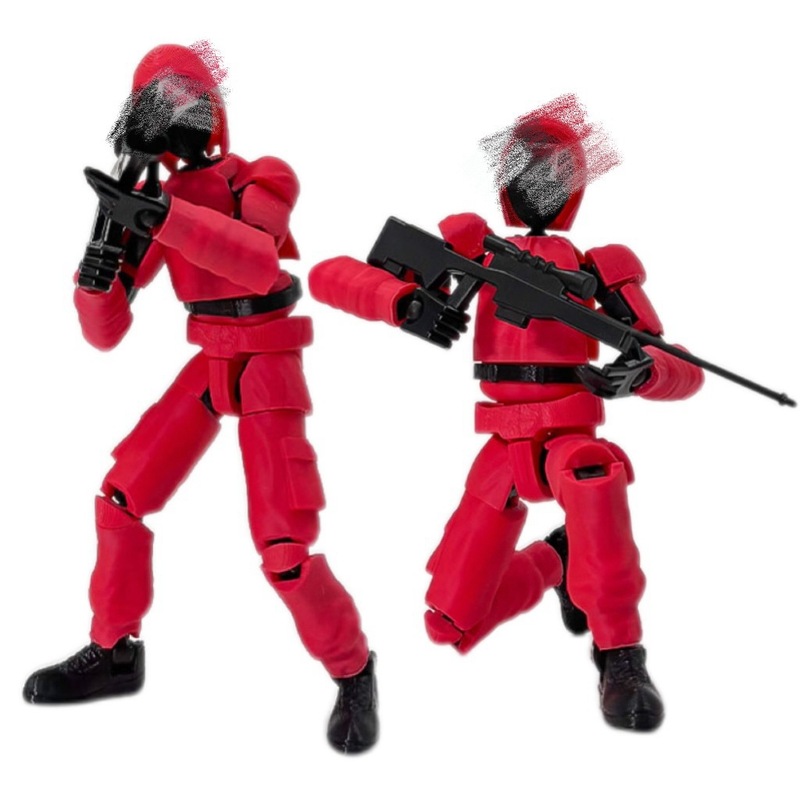 人気の新製品リトルレッドマン可動イカ多関節人形 3D プリント dummy13 装飾品組み立ておもちゃ|undefined
