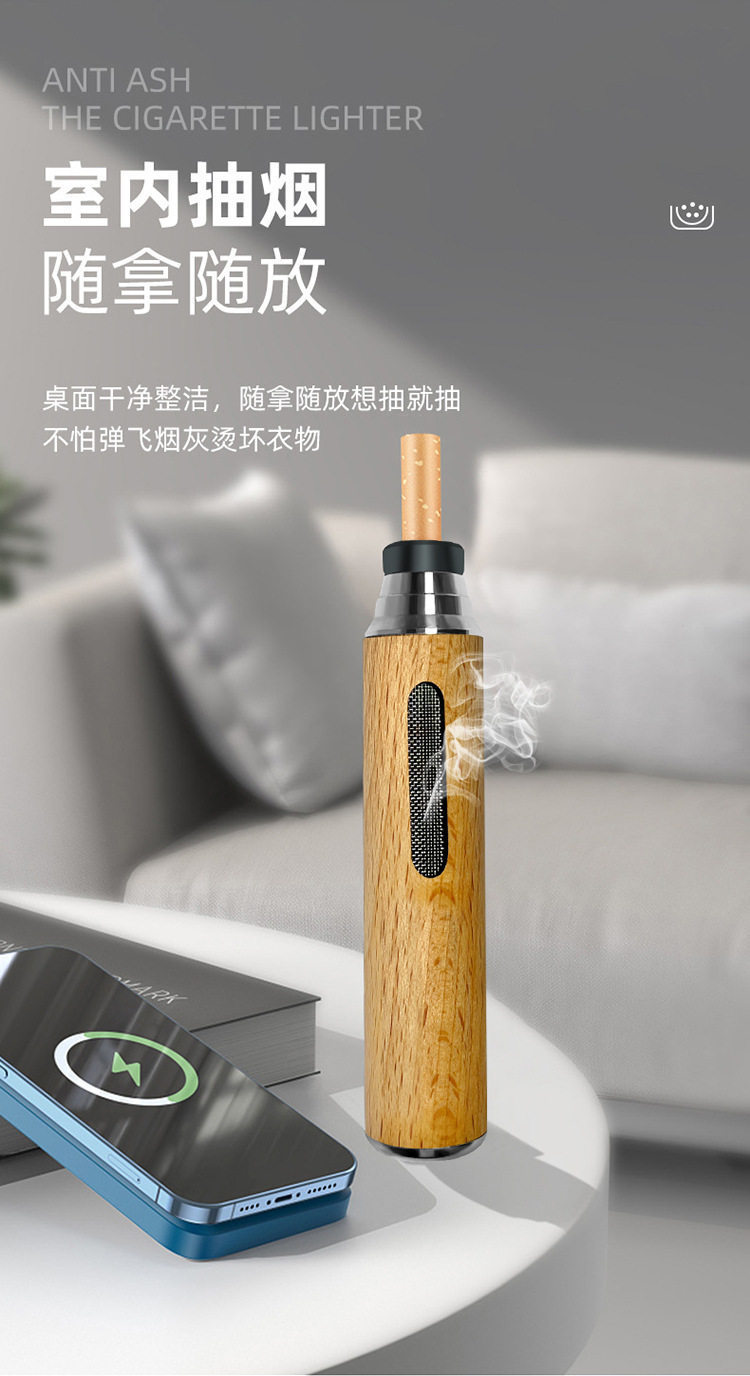 Car-mounted ashtray, a magic tool for lazy smokers to smoke without dropping ash, prevents ash from flying in the car