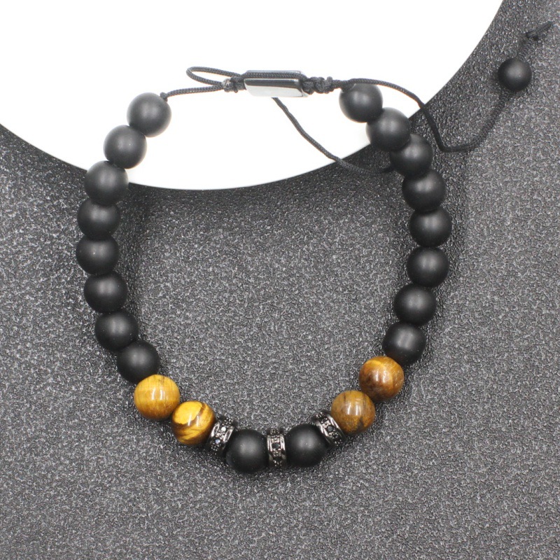 Woven fashionable beaded bracelet handmade