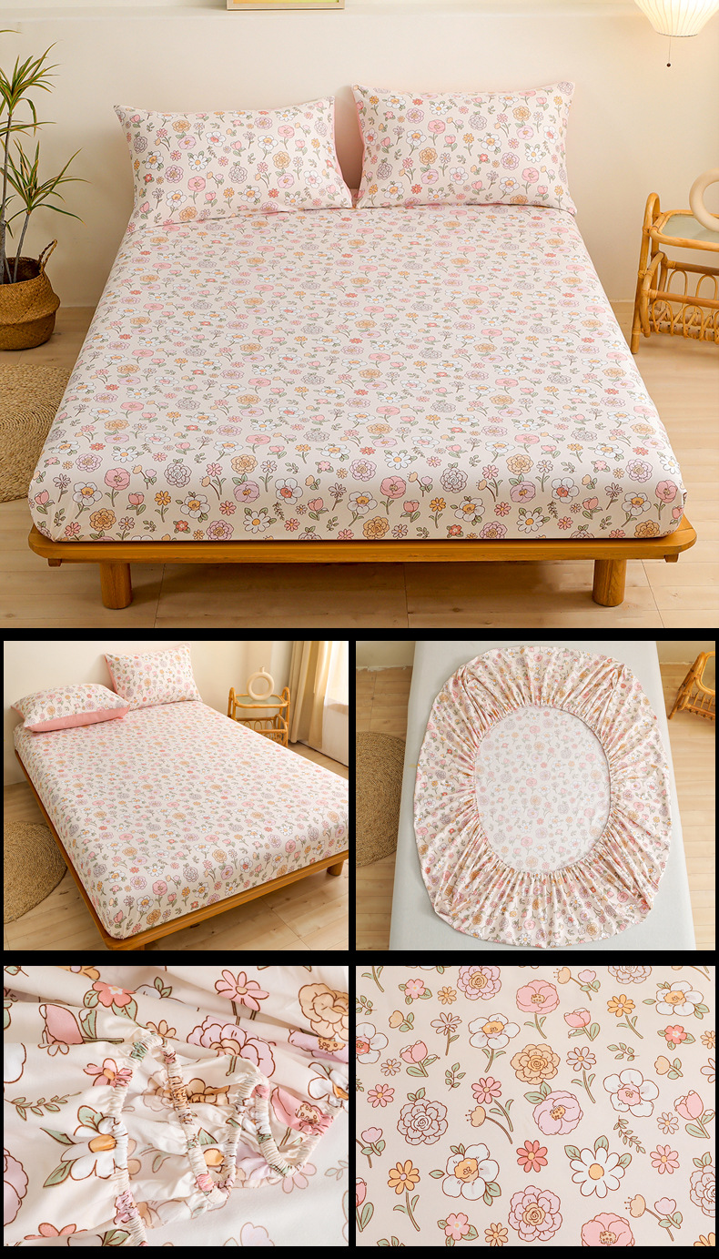 2024 párnahuzat, ágynemű kellékek, nyomtatott, illeszkedő lepedőkészlet, négy darab_voghion.com