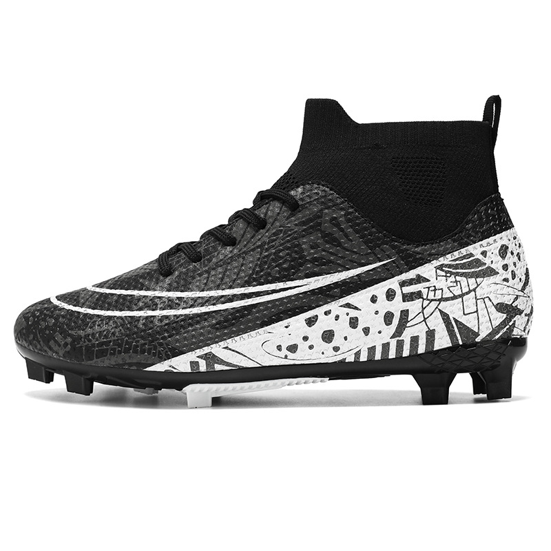 Nuevos zapatos de fútbol de clavos de alto impacto transfronterizos, hombres y mujeres, adultos, jóvenes estudiantes, TF zapatos de entrenamiento de clavos al por mayor