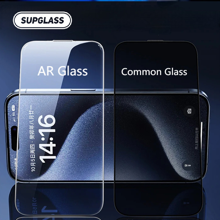 Supglass超清AR強化膜はリンゴXR/12携帯電話保護膜増透光指紋防止に適している|undefined