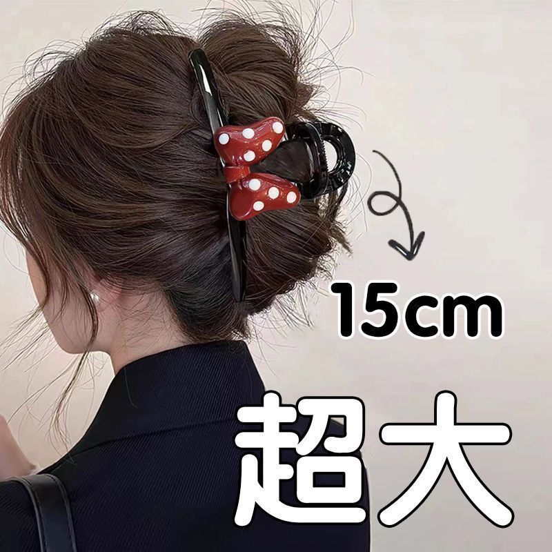15 # Red bow double-sided accessories 15cm
