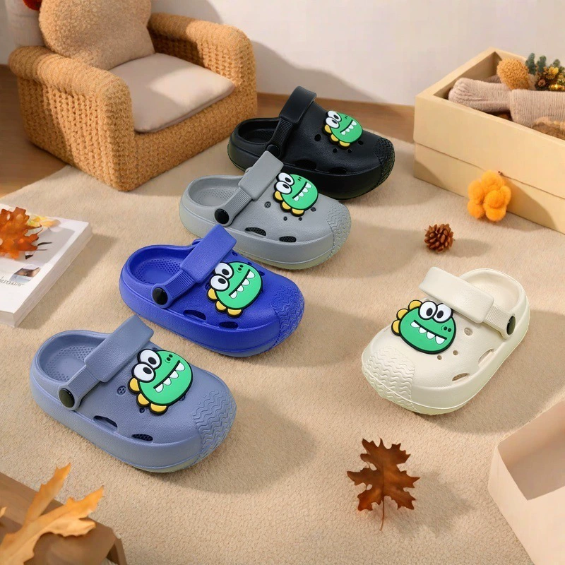Новые оптовые удобные сабо для дома на лето для мужчин и женщин, мультяшные повседневные сабо с животными, нескользящие сабо для улицы.
