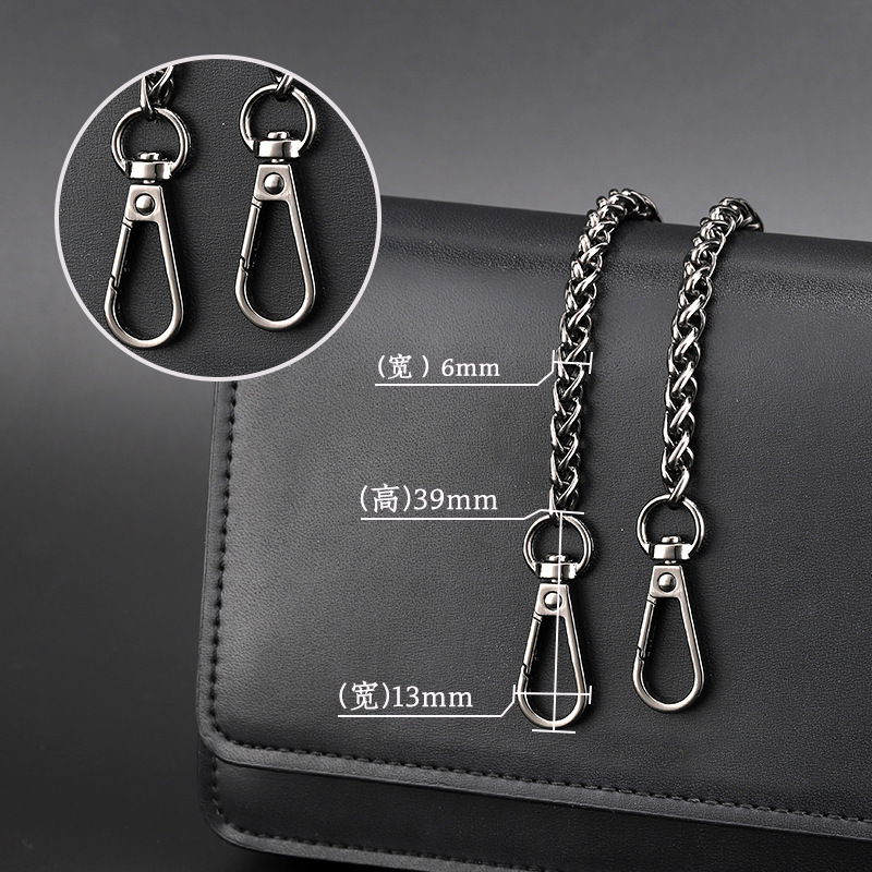 High-end luggage hardware chain replacement shoulder strap DIY mobile phone case decoration chain bag hardware accessories lantern chain