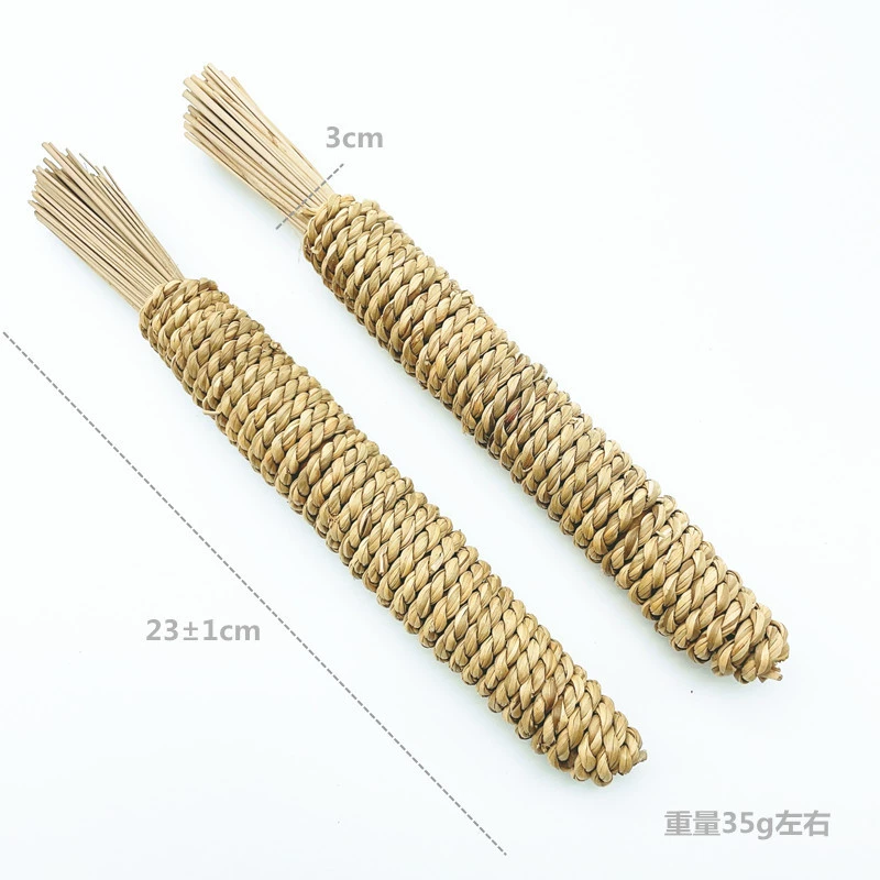 Straw toy, rabbit, pet, can bite