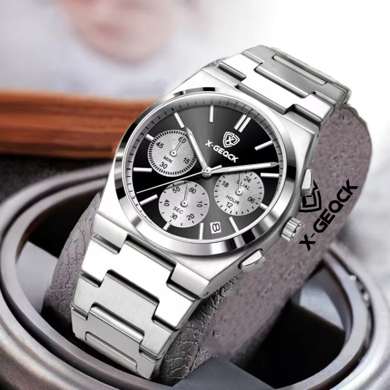 Cross-border Foreign Trade Watch Men's Swiss Watch Fashion Business Waterproof Multifunctional Six-pin Luminous Automatic Non-mechanical