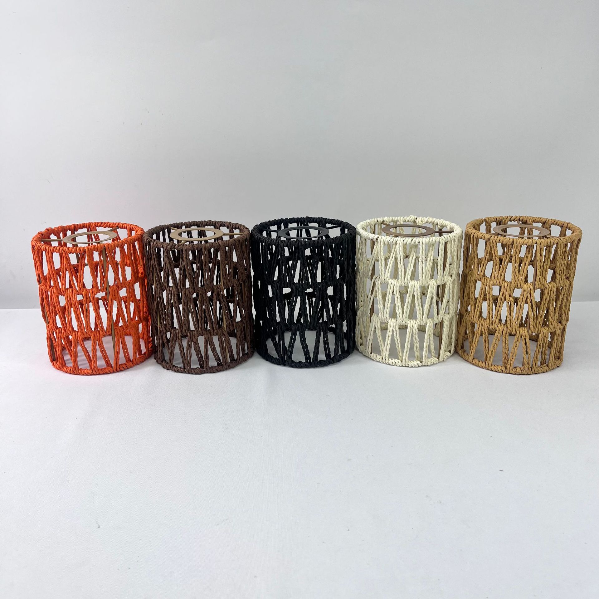 工厂 直供手工编藤条灯罩 波西米亚手工装饰灯罩