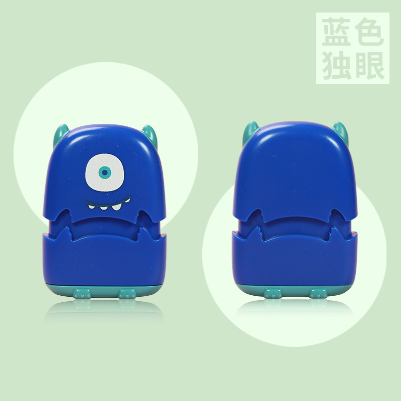 Nuevo pequeño monstruo ropa de los niños sello material al por mayor ropa textil dibujos animados lindo sello tipo de prensa