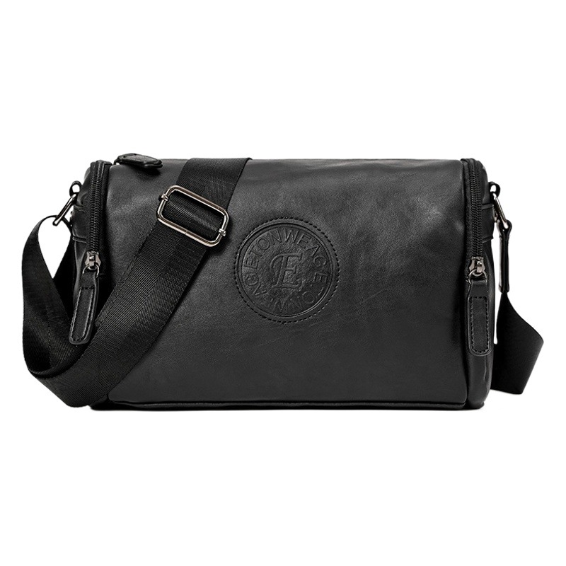 Bolso de mensajero de los hombres de moda bolso de hombro japonés y coreano bolso de hombro impermeable bolsa de cubo de viaje de gran capacidad a cuadros de moda