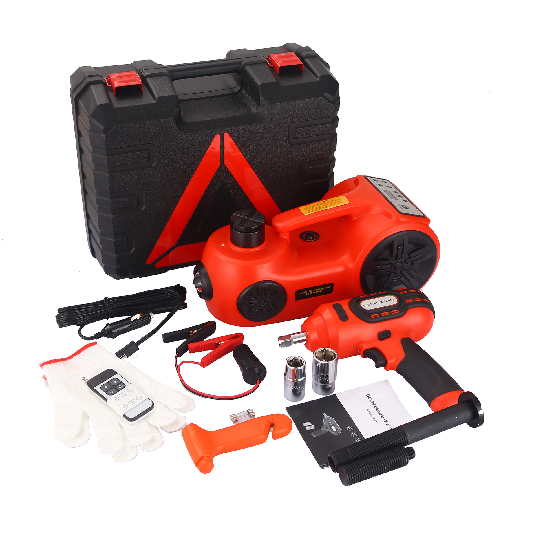 Portable Car-mounted Hydraulic Electric 0kg Outdoor Vehicle Emergency Tool Lithium-controlled Car Lifting Equipment Set