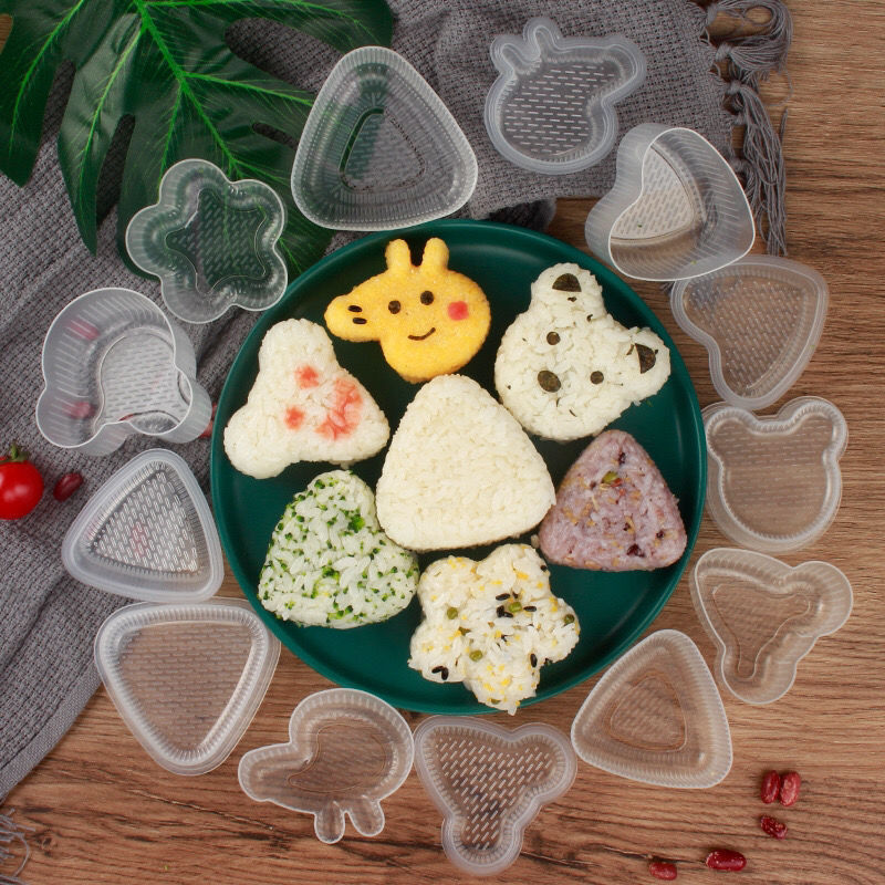 饭团模具日式卡通儿童宝宝辅食神器DIY工具三角寿司|undefined