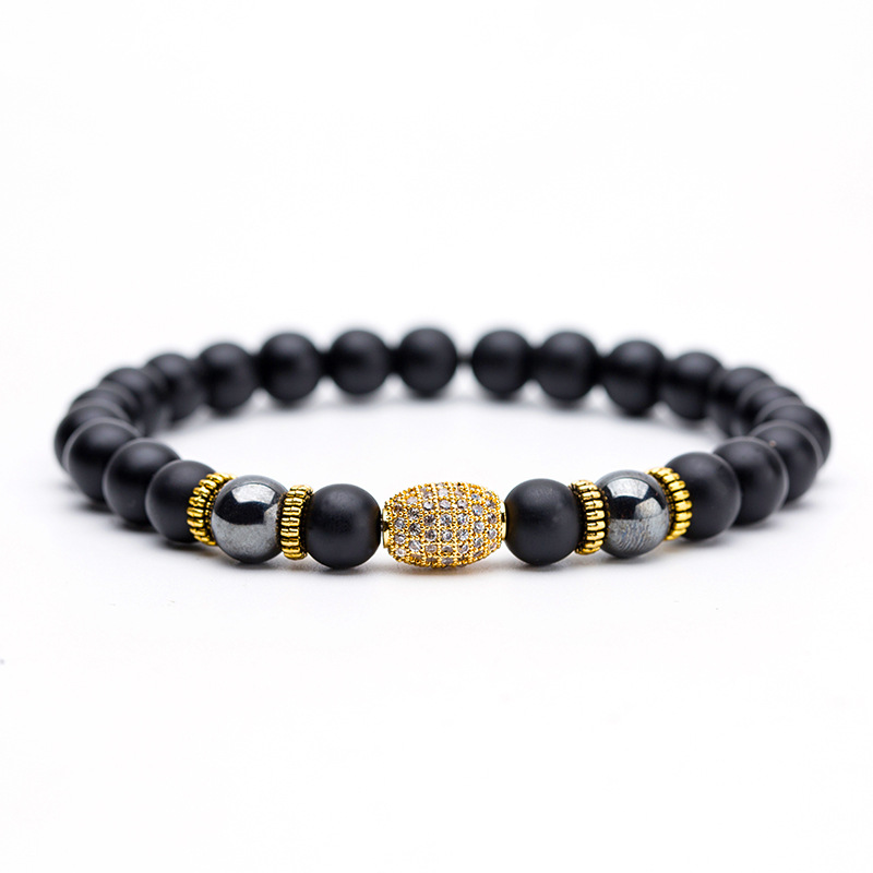 fashion microinlaid zircon natural stone handmade beads bracelet wholesalepicture7