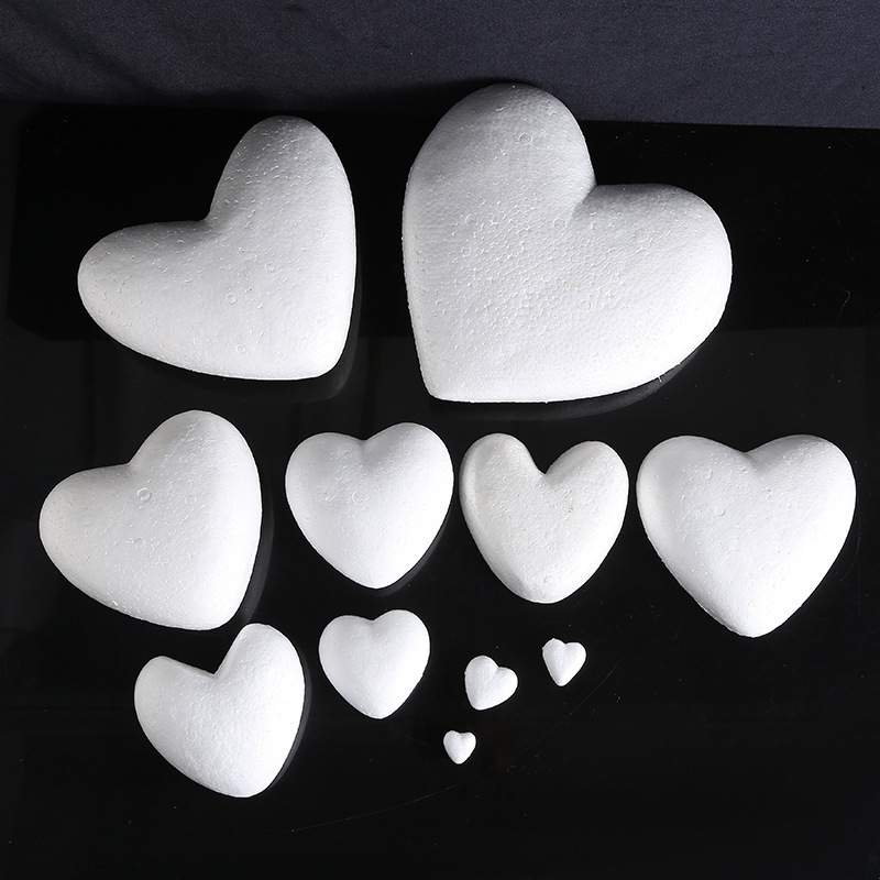 Solid Foam Heart Wedding Valentine's Day Heart Decorative Scene Layout Material Handmade DIY Foam Heart Solid Foam Heart Wedding Valentine's Day Heart Decorative Scene Layout Material Handmade DIY Foam Heart