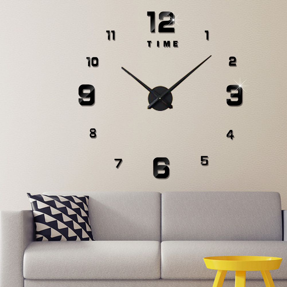 Venta caliente Super gran tamaño creativo DIY Reloj de pared sala de estar moderna personalidad arte Reloj de pared