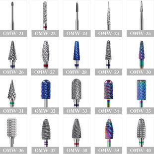 Factory direct nail art wholesale sanding head vacuum Russian tungsten steel sanding head polishing nail removal collection
