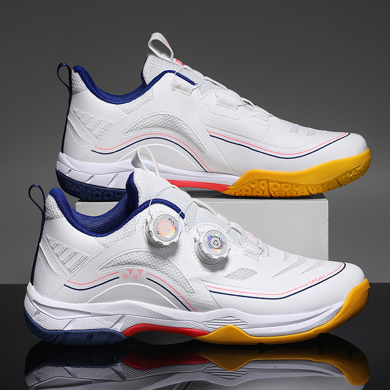 Nuevos zapatos de bádminton 2MAXPRO II de alta calidad con botón BOA, zapatos de ping-pong ligeros de alta gama