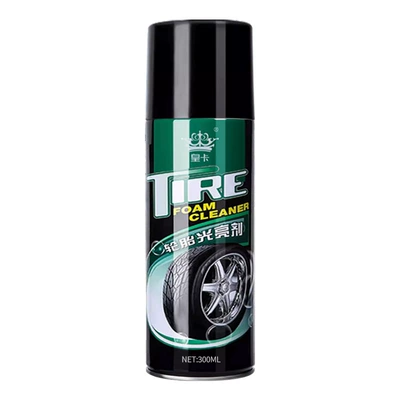 Tire wax Tire brightener Car foam Cleaning, cleaning and maintenance, blackening, durable and anti-aging agent, glazing and decontamination (Avtomobil boya qələmləri) - tire-brightener-300ml