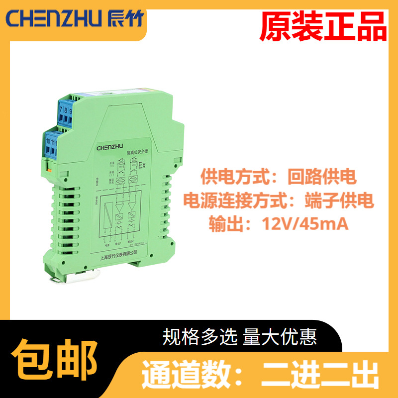 原装正品 辰竹GS5024-EX  二进二出 开关量输出隔离式安全栅