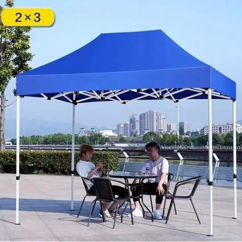 3*3广告隔离消毒折叠帐篷户外伸缩摆摊伞展销印刷活动四脚遮阳篷