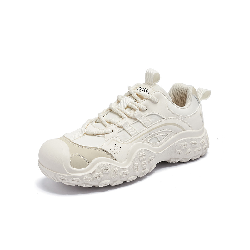 Augustion zapatos de senderismo mujer 2025 nuevo verano al aire libre ligero plataforma blanca casual zapatillas de deporte marea