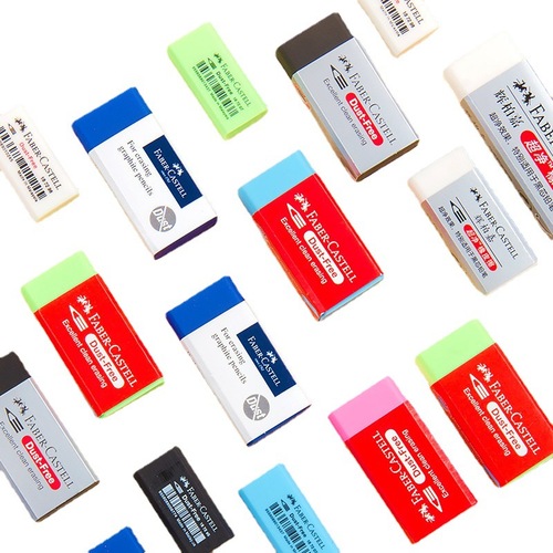 Faber-Castell Eraser Special Supplies for Students Black Ultra-Clean Stationery Student Sketch Large Cartoon Eraser Wholesale