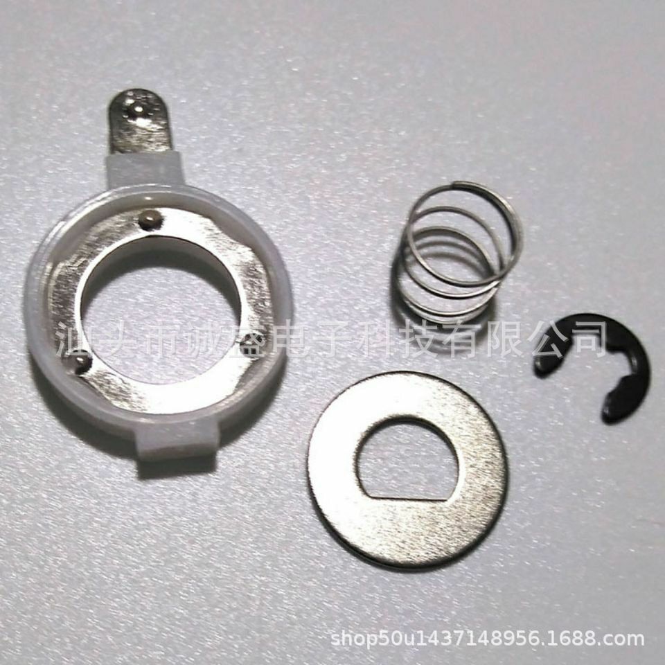 嵌入式煤气灶点火开关弹簧接触压片微动开关燃气灶具阀体总成配件