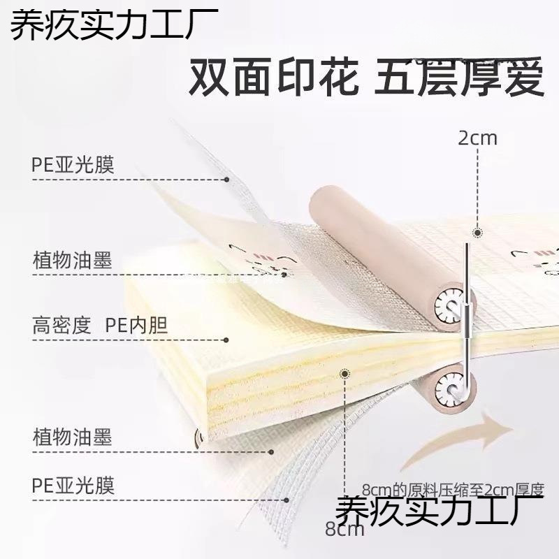 Pad plegable para bebés en el hogar, estera de espuma de espuma