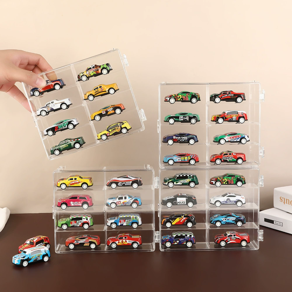 Коробка для хранения игрушечных машинок Hot Wheels, модель автомобиля, система хранения, подставка, может крепиться к стенам и поверхностям