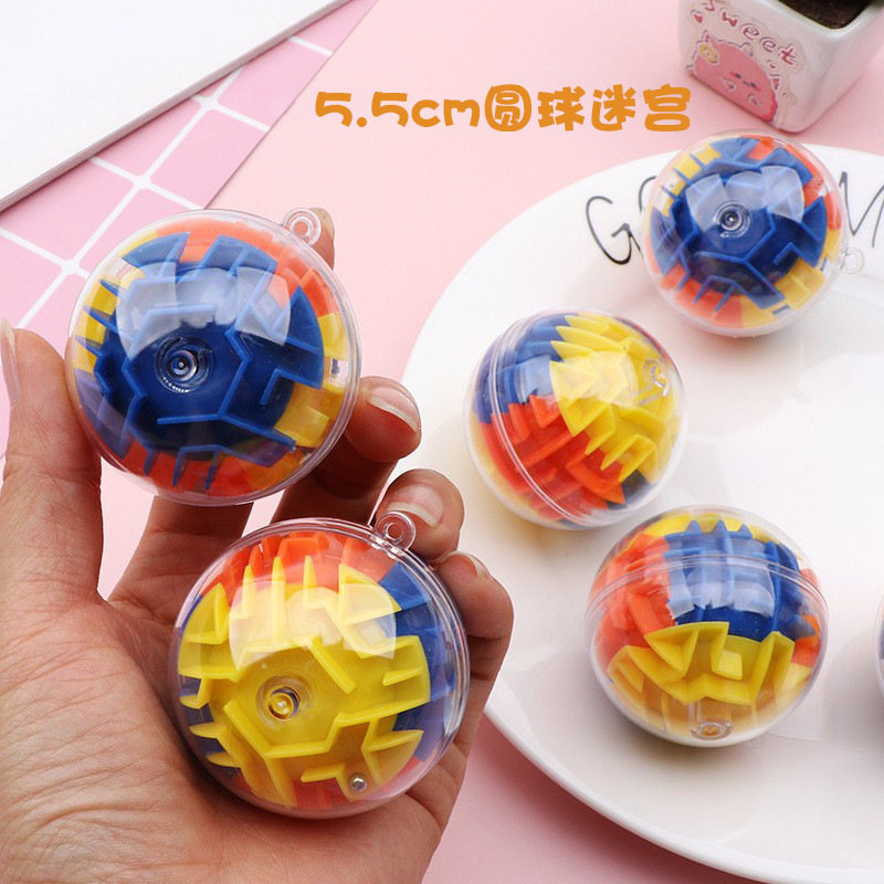 Niños tridimensionales caminando bola laberinto creativo puzzle juguetes de educación temprana nueva inteligencia bola de cubo Rubik bola laberinto redondo