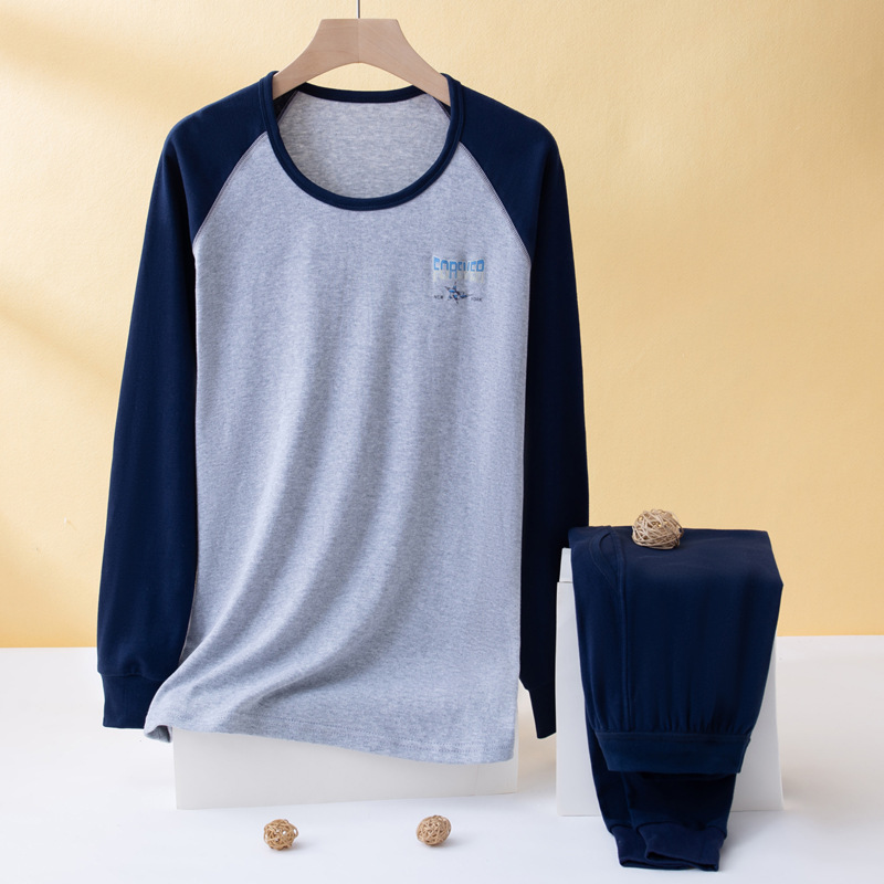 Hombres de caño pantalones de caño algodón, ropa interior caliente para niños de cintura alta, ropa interior de algodón, pantalones de algodón, suéter de algodón