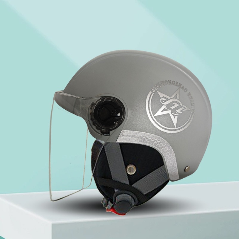 Helmet Detachable – Universal Motosiklet kaskı (dəbilqə) - pentagram-premium-grey-four-seasons
