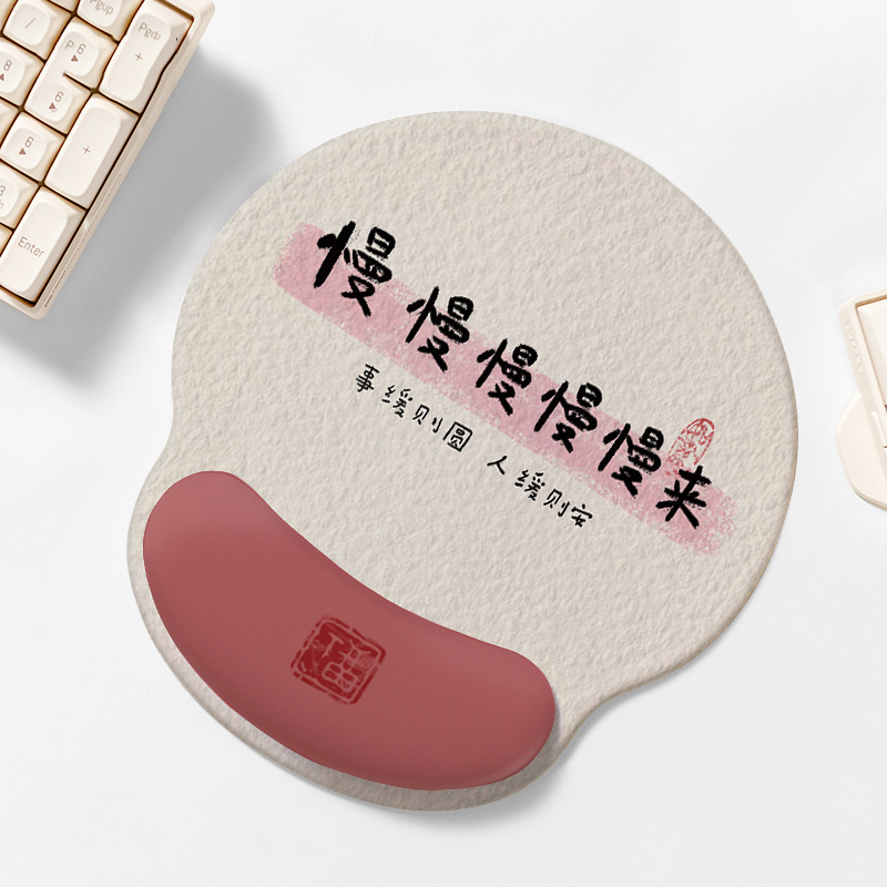 Lindo feliz pescado muñeca pad mouse pad muñeca pad teclado pad oficina mouse pad para niñas