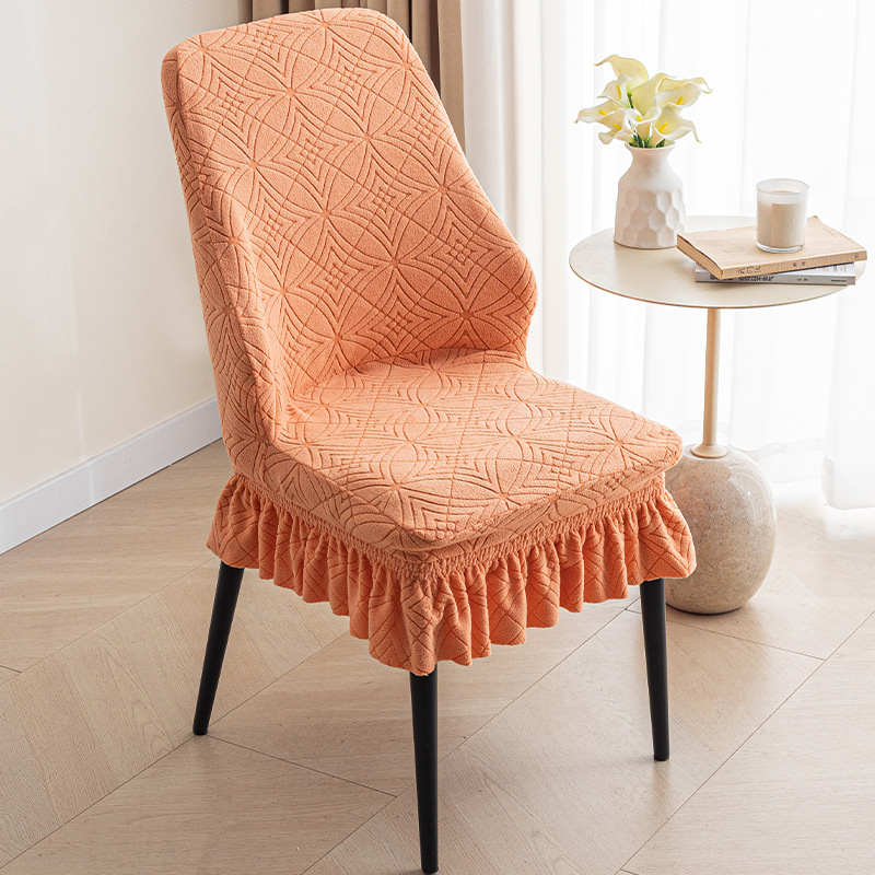 Falda naranja-cuadros piña