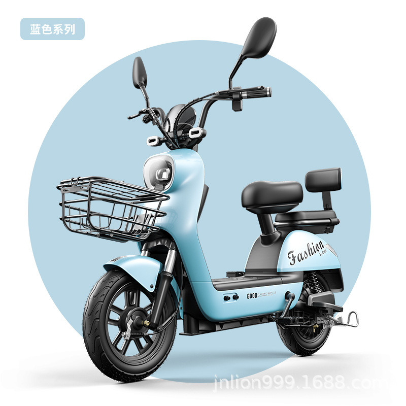 2024 nuevo coche eléctrico estándar nacional bicicleta eléctrica para niñas coche de batería pequeño adulto scooter de estudiantes ligeros