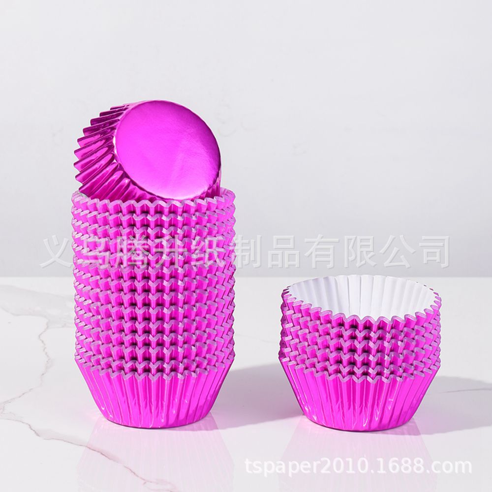 工厂热销多色铝箔复合蛋糕纸托防油烘焙纸托节日派对蛋糕垫纸